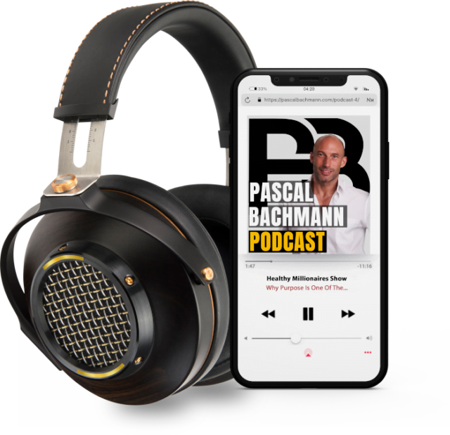 Headphone mobile podcast